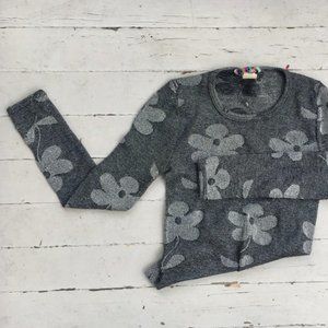 90s 🔮 daisy vintage sparkly top ~Size S